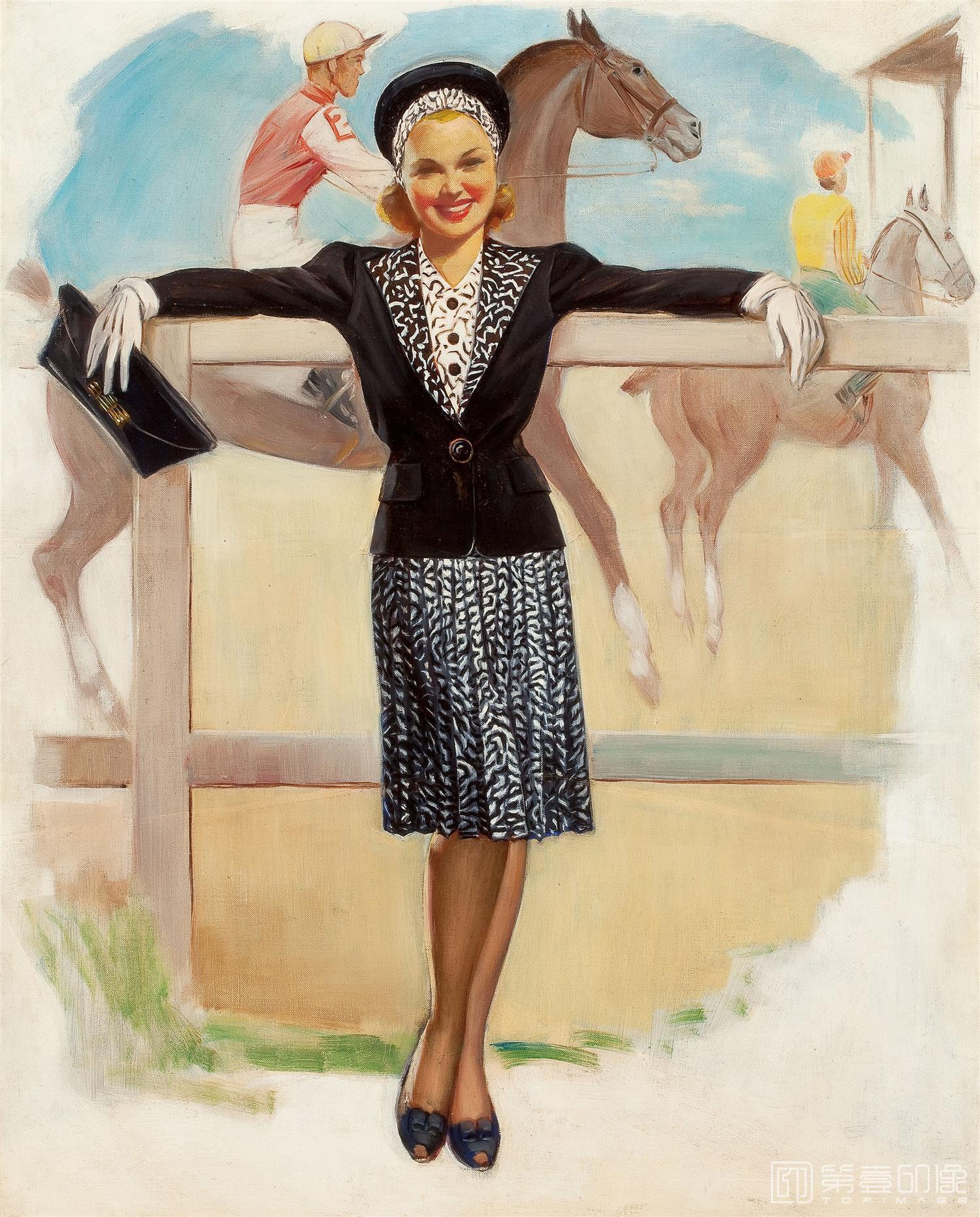 油画-吉尔·艾尔夫格雷恩 Gil Elvgren 作品集-174